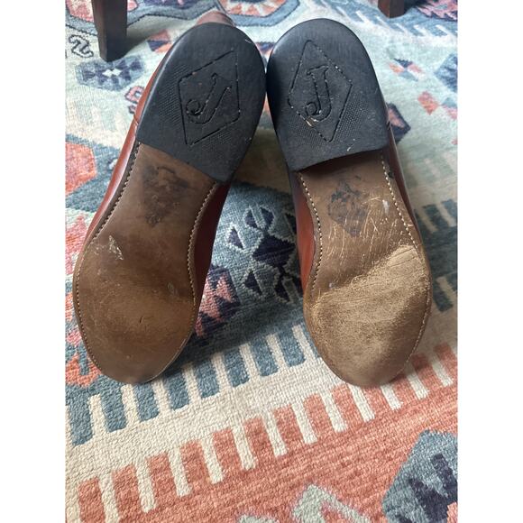 Vintage Diamond J Brown Leather Roper Boots – Made in Mexico – Size 9D - Picture 4 of 7